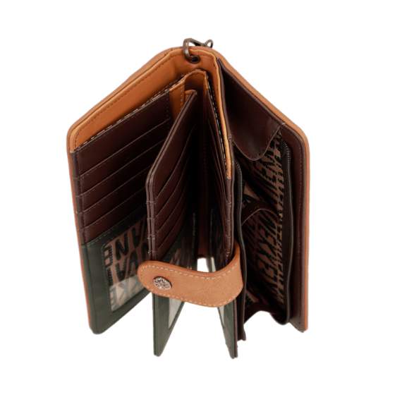 Anekke nagy méretű, csuklópántos pénztárca - The Forest - Wild