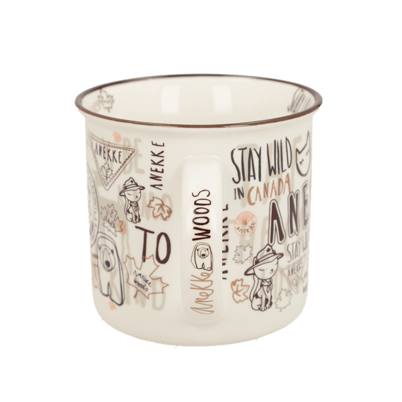 Anekke porcelán bögre 360 ml - Woods