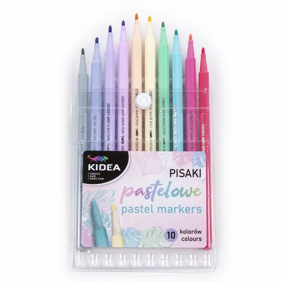 Filctoll készlet 10 db- pasztell - Kidea