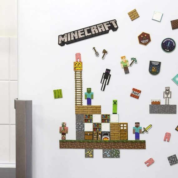 Hűtőmágnes szett - Minecraft