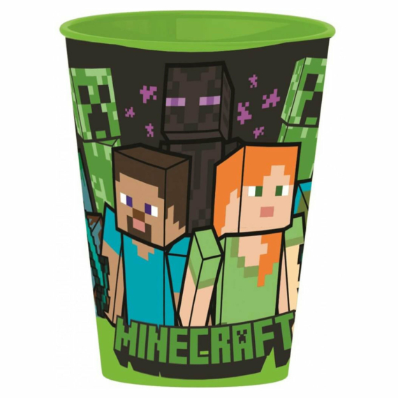 Műanyag pohár - Minecraft - Steve és Alex